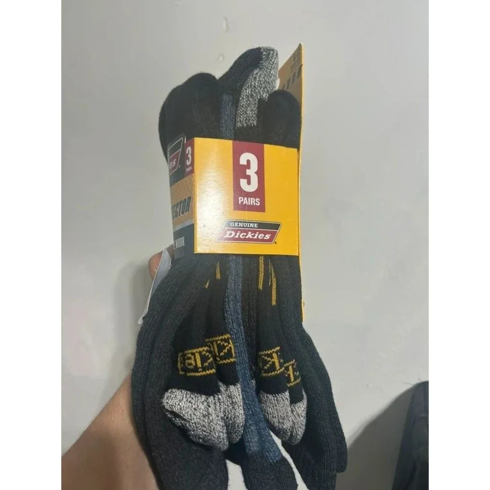 Pack 3 socks men dickies boots size 6-12